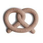 Anneau de dentition bretzel MUSHIE brun