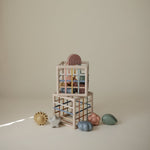 Boîte à formes avec élastiques | Mushie