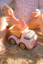 Camion benne jouet de plage rose | Little Dutch