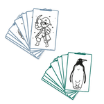 Cartes recharges | Animaux autour du Monde & Océan - Pirate | KIDYWOLF - My Little Môme