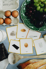 Coffret de cartes Montessori | Cuisine | Observe Montessori - My Little Môme