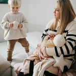 Couverture tricotée "blush" - My Little Môme