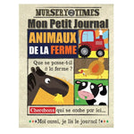 Journal bébé en tissu - " Animaux de la ferme" - My Little Môme