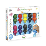 Mes premiers crayons ergonomiques x9 | Dès 12 mois | Créalign' - My Little Môme