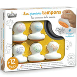 Coffret tampons encreurs — Savane dès 12 mois | Créalign'