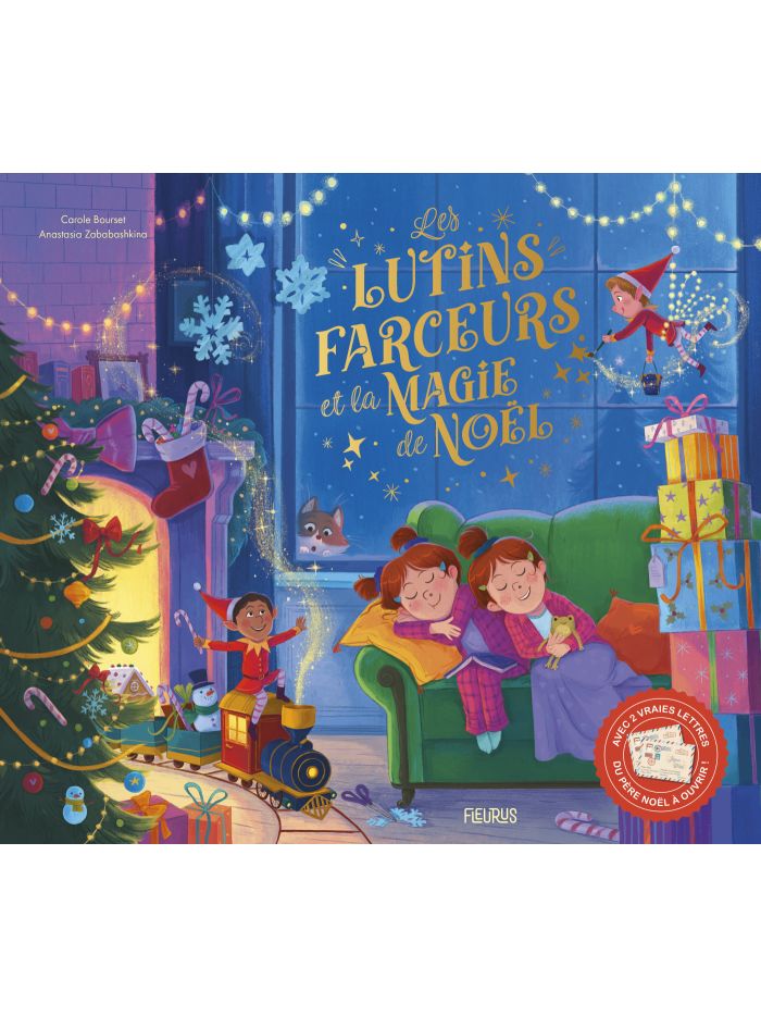 Couverture de Les lutins farceurs et la magie de Noël, Éditions Fleurus