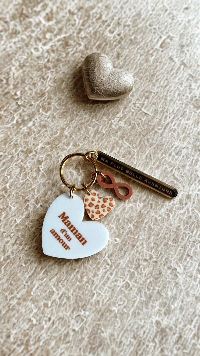 Porte-clés Grigri Maman d’un Amour | Print Your Love