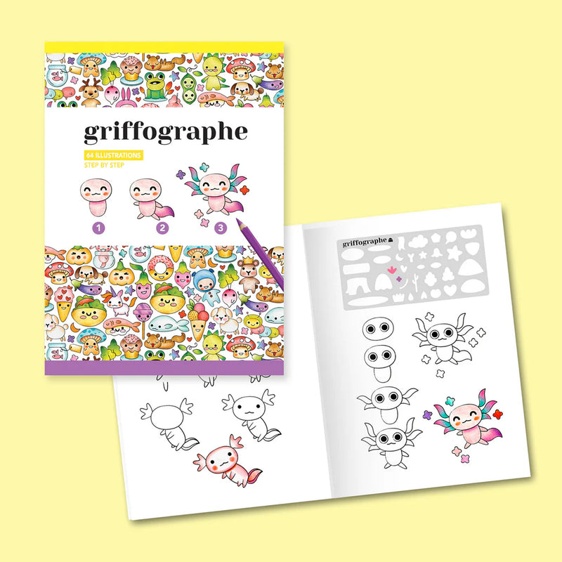 Livret tutoriels pochoirs - Kawaii - Griffographe