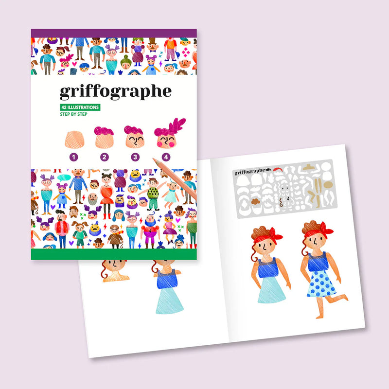 Livret tutoriels pochoirs - Personnages - Griffographe