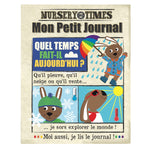 Journal bébé en tissu - "Quel temps fait-il aujourd'hui ?"