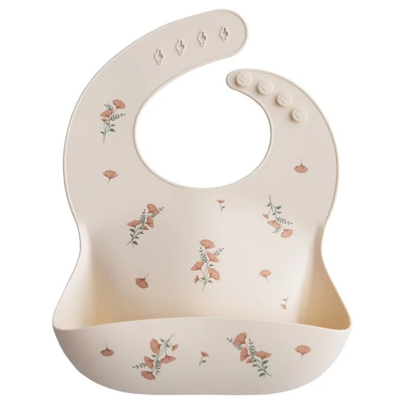 Bavoir en silicone Fleur - My Little Môme