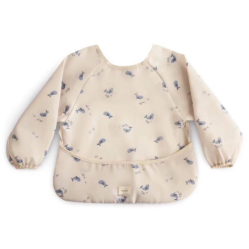 Bavoir tablier baleine | Mushie - My Little Môme