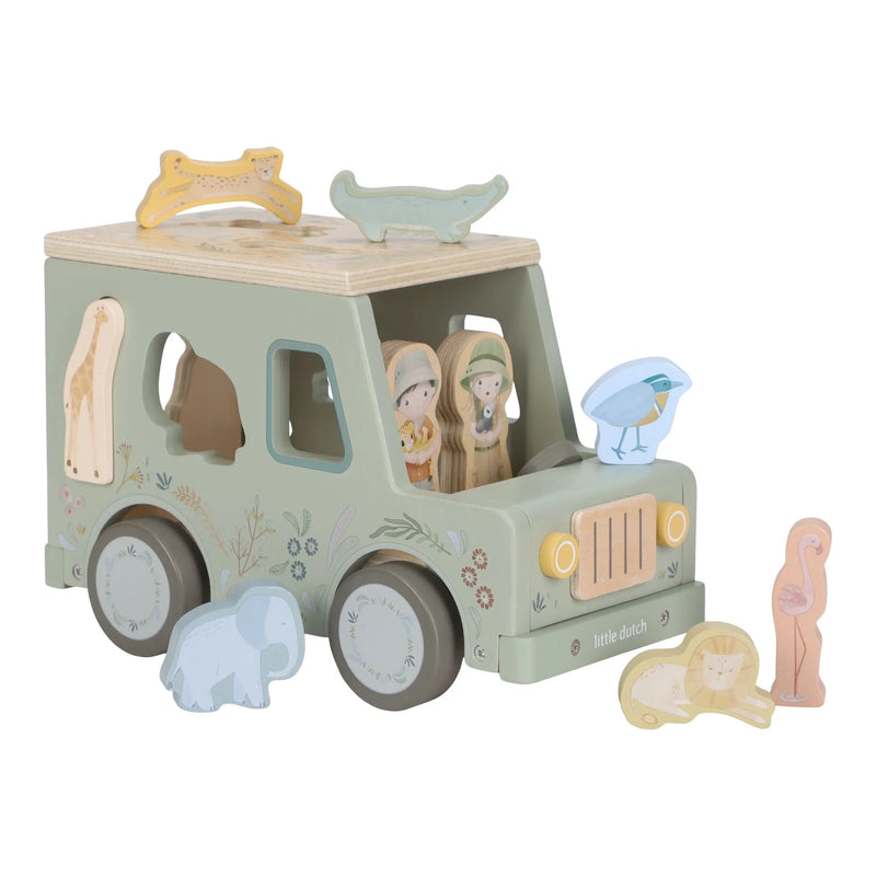 Camion Safari Boîte à Formes en Bois | Little Dutch