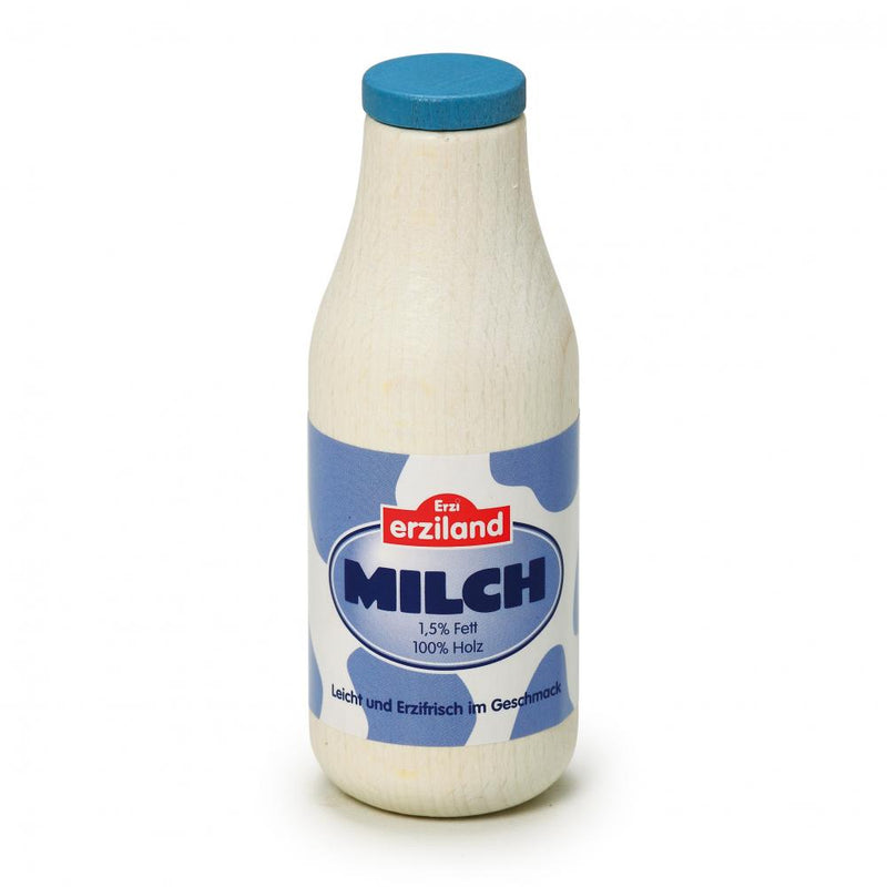 Bouteille de lait en bois