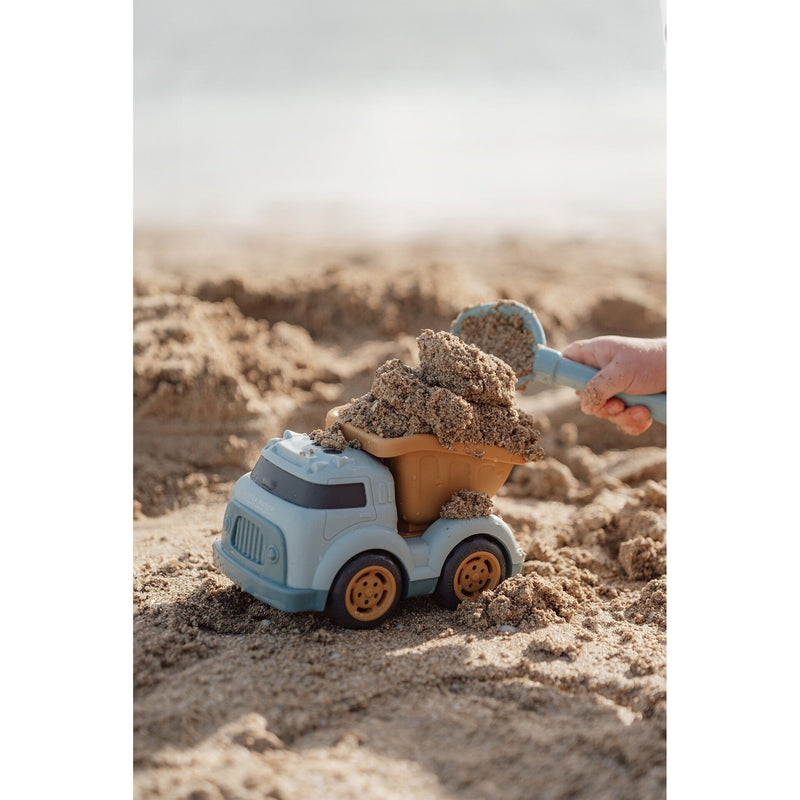 Camion benne jouet de plage bleu | Little Dutch