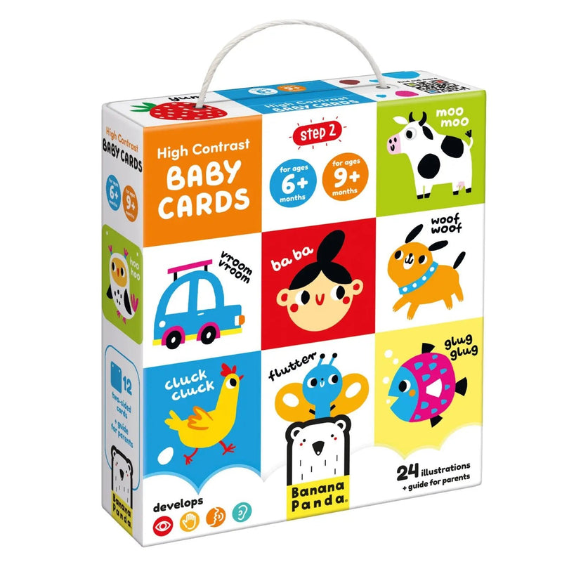 Cartes contrastes bébé 6 à 9 mois + - My Little Môme