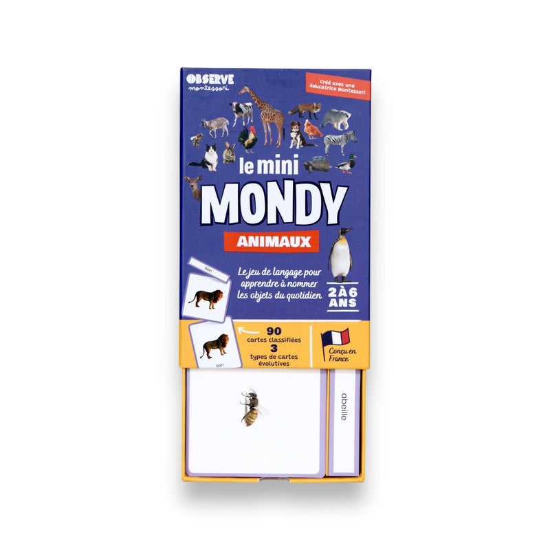 Coffret de cartes Montessori | Animaux | Observe Montessori - My Little Môme