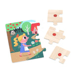 Coffret de 4 puzzles en bois | Boucle d'or | Vilac