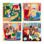 Coffret de 4 puzzles en bois | Boucle d'or | Vilac