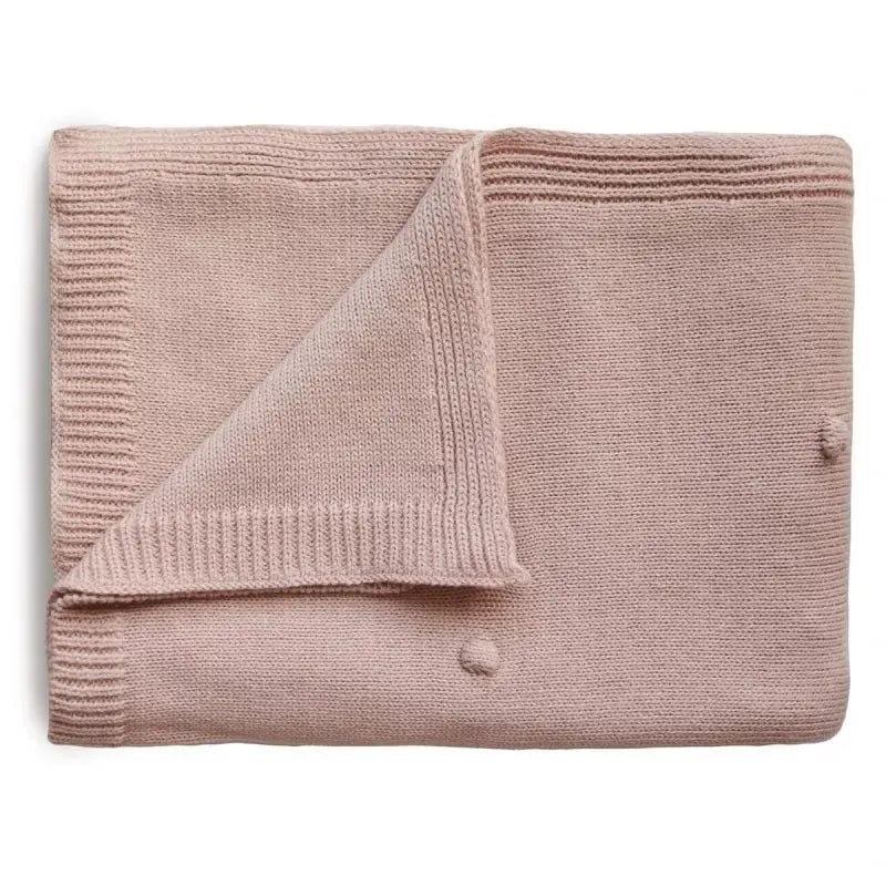 Couverture tricotée "blush" - My Little Môme