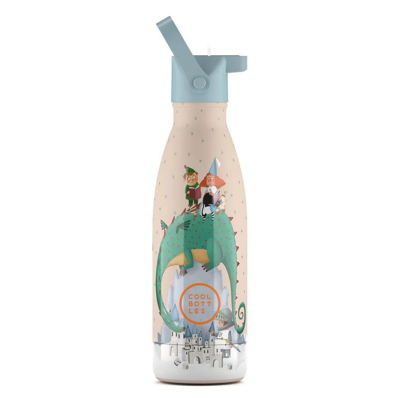 gourde paille inox dragon