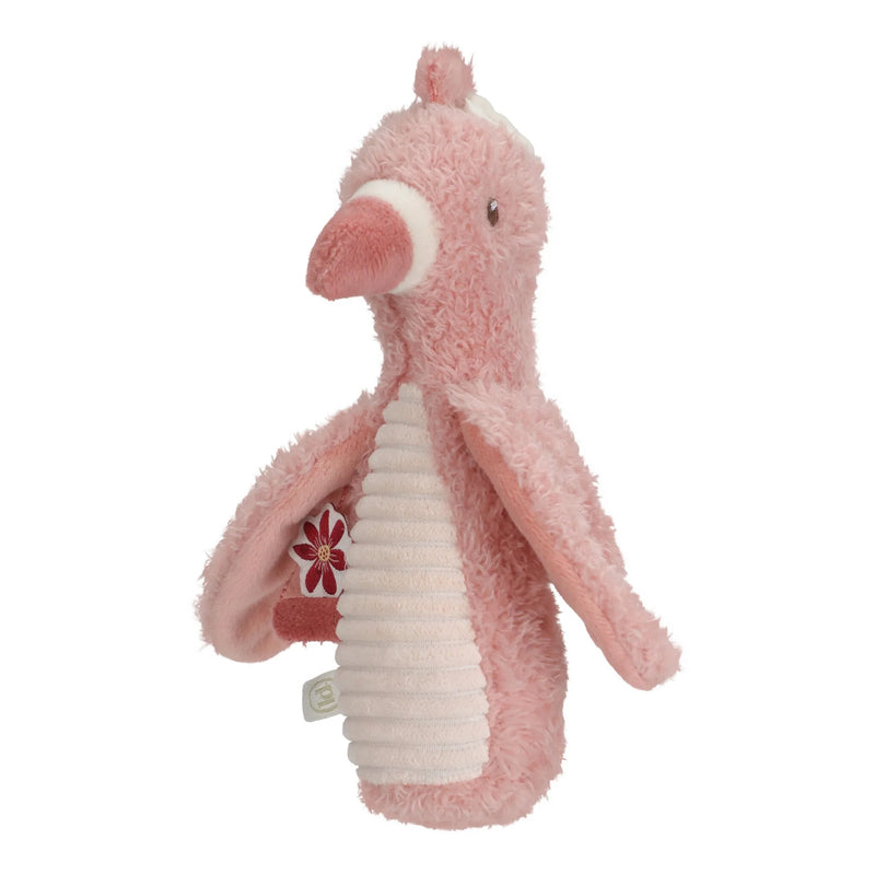 Hochet Flamant Rose Safari Friends | Little Dutch