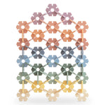 Jouet de construction Hex Connect Mushie avec 100 disques hexagonaux