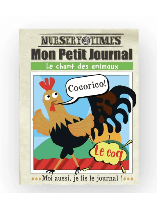 Journal bébé en tissu - "Le chant des animaux" - My Little Môme