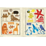 Journal bébé en tissu - "Les couleurs des animaux" - My Little Môme
