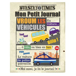 Journal bébé en tissu - "Vroum les véhicules" - My Little Môme