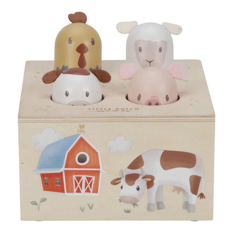 Jouet pop-up animaux de la ferme - Little Dutch