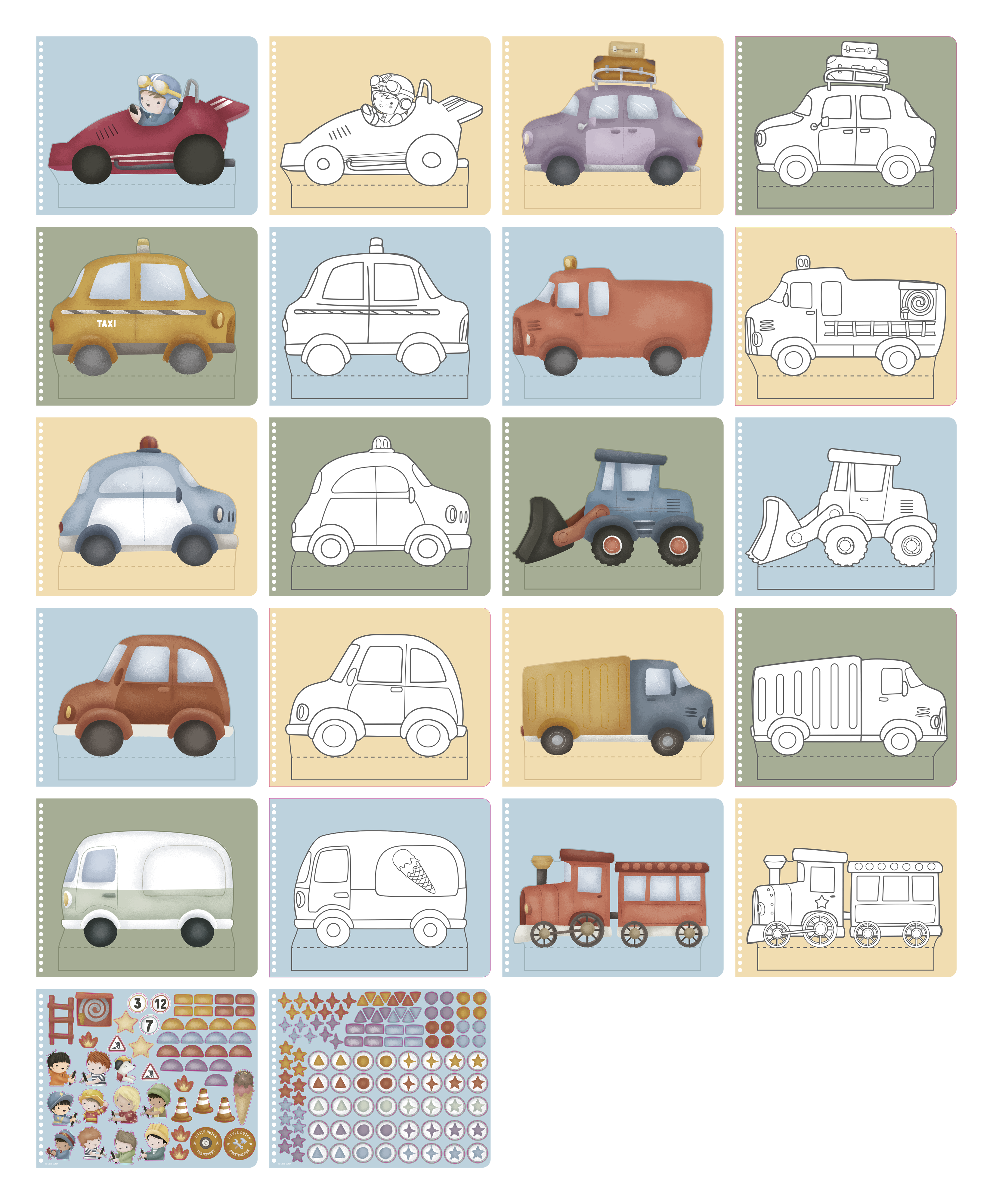 Allazone 12 PCS Voitures en Bois Inachevées, Voiture de Bricolage en Bois Mini Bricolage avec Autocollant, Stylo de Couleur pour Projets D'artisanat (Chariot 12PCS Allazone 12 PCS Voitures en Bois Inachevées, Voiture de Bricolage en Bois Mini Bricolage avec Autocollant, Stylo de Couleur pour Projets D'artisanat (Chariot 12PCS