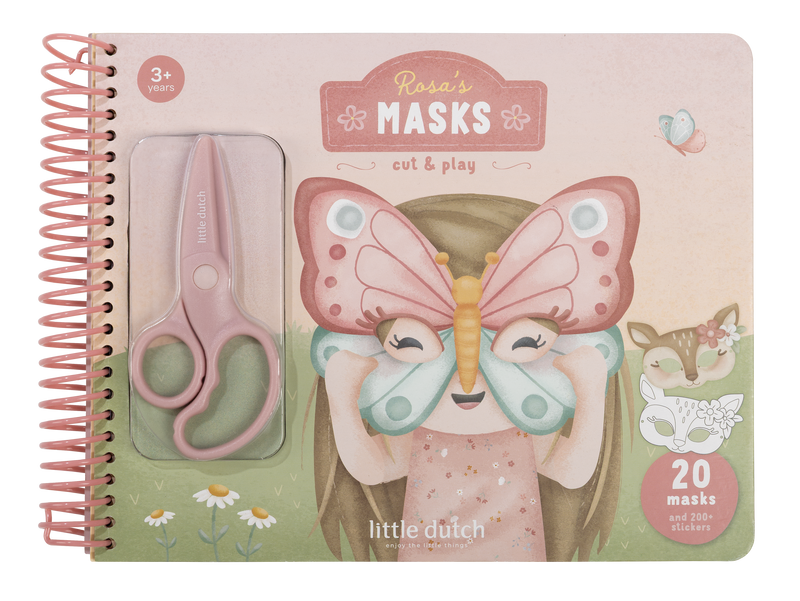Cahier créatif masques à découper | Little Dutch