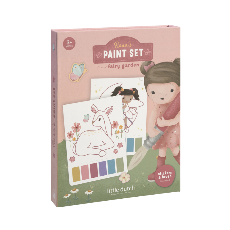 Livre de peinture aquarelle Little Dutch | Rosa
