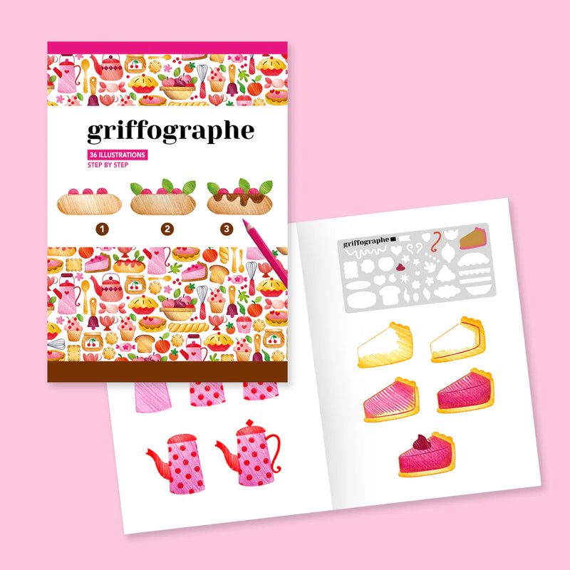 Livret tutoriels pochoirs - Gourmandises - Griffographe
