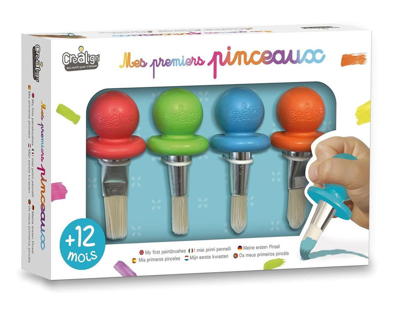 Mes premiers pinceaux ergonomiques | Dès 12 mois | Créalign' - My Little Môme