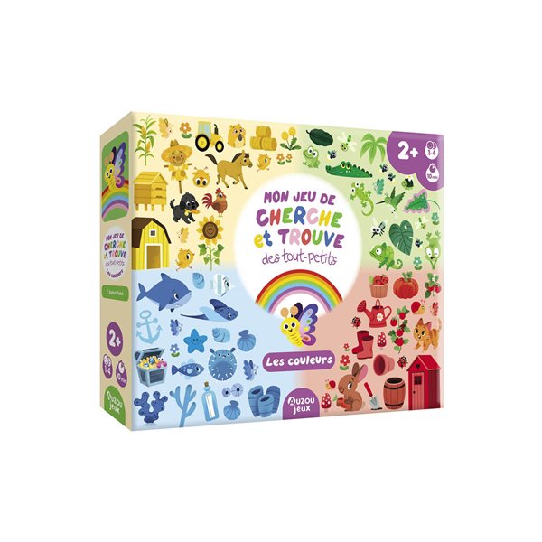 Jeu cherche & trouve des tout-petits - Les couleurs｜Auzou