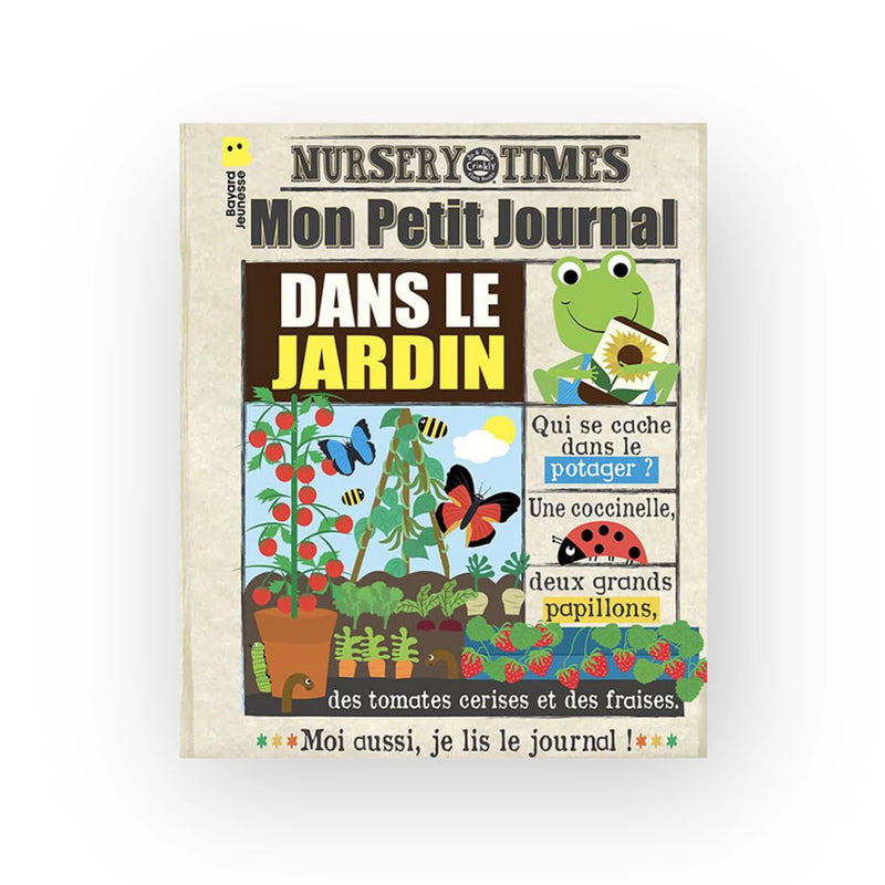 Journal bébé en tissu | Dans le jardin