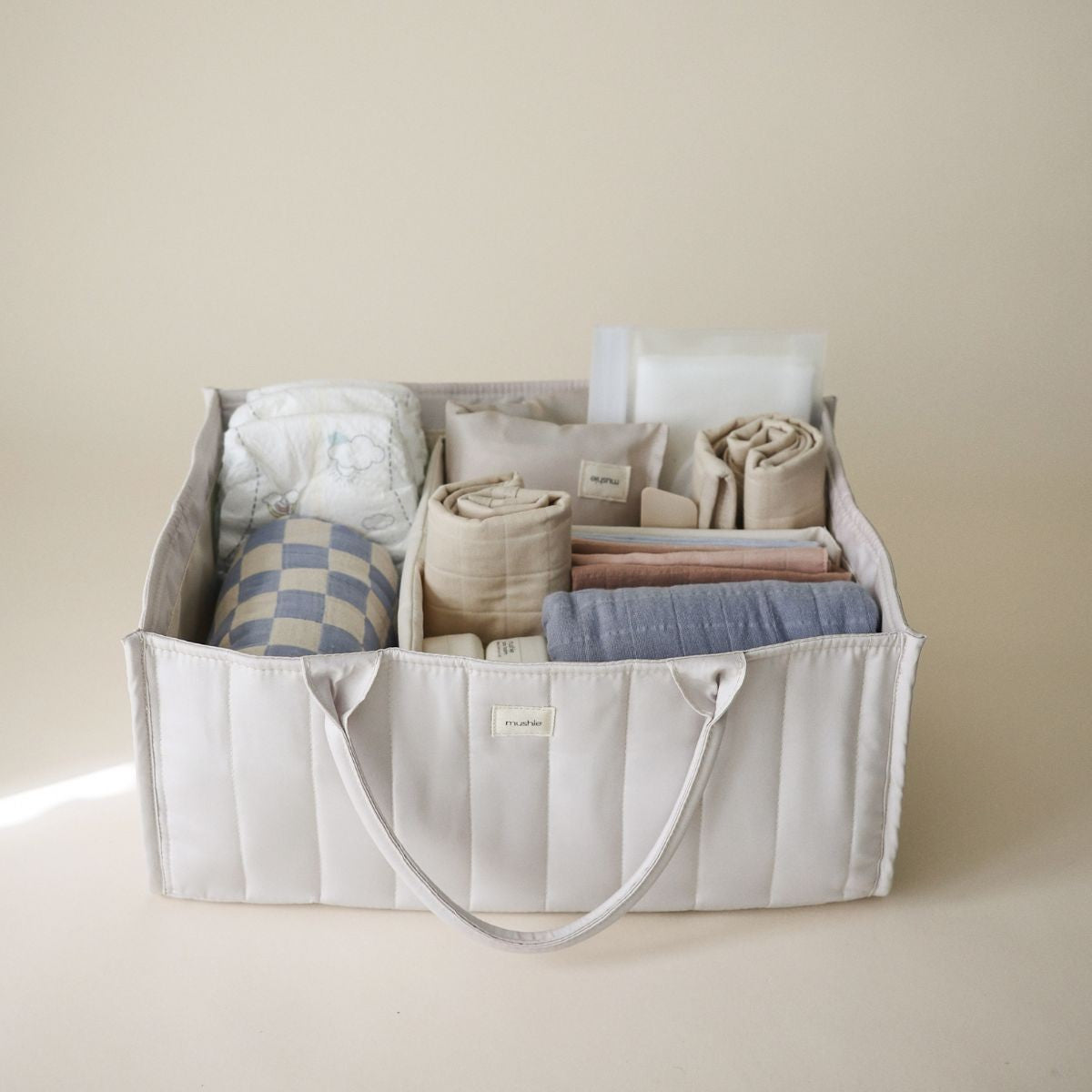 Mushie Lot De 3 Linges En Mousseline Coton Bio 58x60 Cm – Roman Green, Ultra Doux Pour Bébé