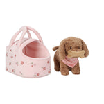 Jackie - Chiot peluche avec sac de transport | Little Dutch