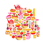 Pack 2 pochoirs de dessin - Gourmandises - Griffographe