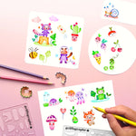 Pack 2 pochoirs de dessin - Kawaii - Griffographe