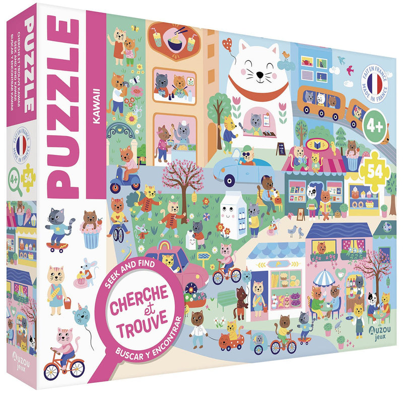 Puzzle cherche & trouve - Kawaï | Auzou - My Little Môme