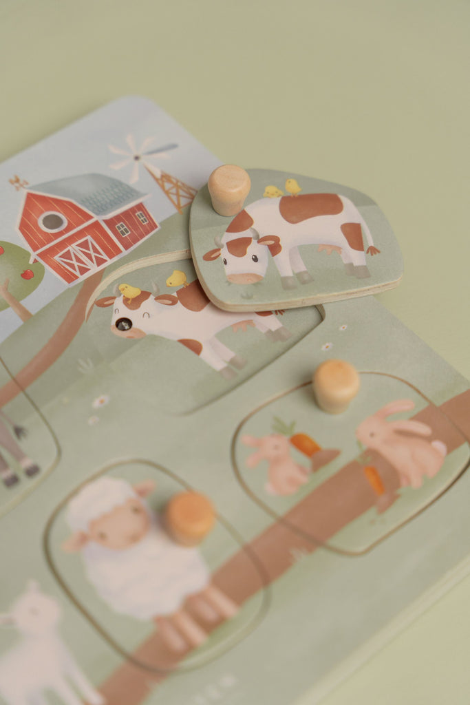 Puzzle sonore animaux de la ferme Little Dutch
