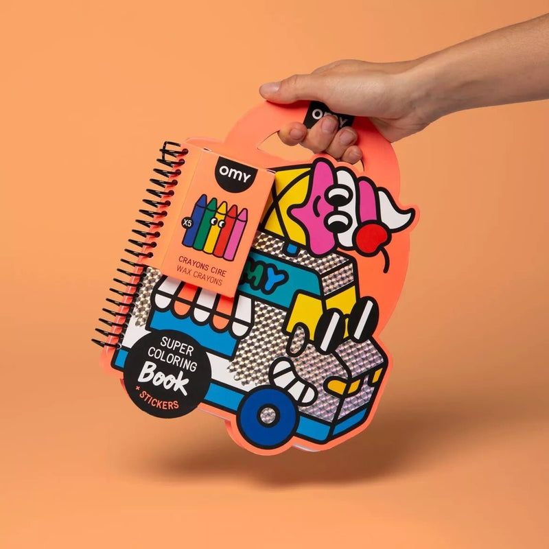 Super coloring & Stickers book | Yummy | OMY - My Little Môme